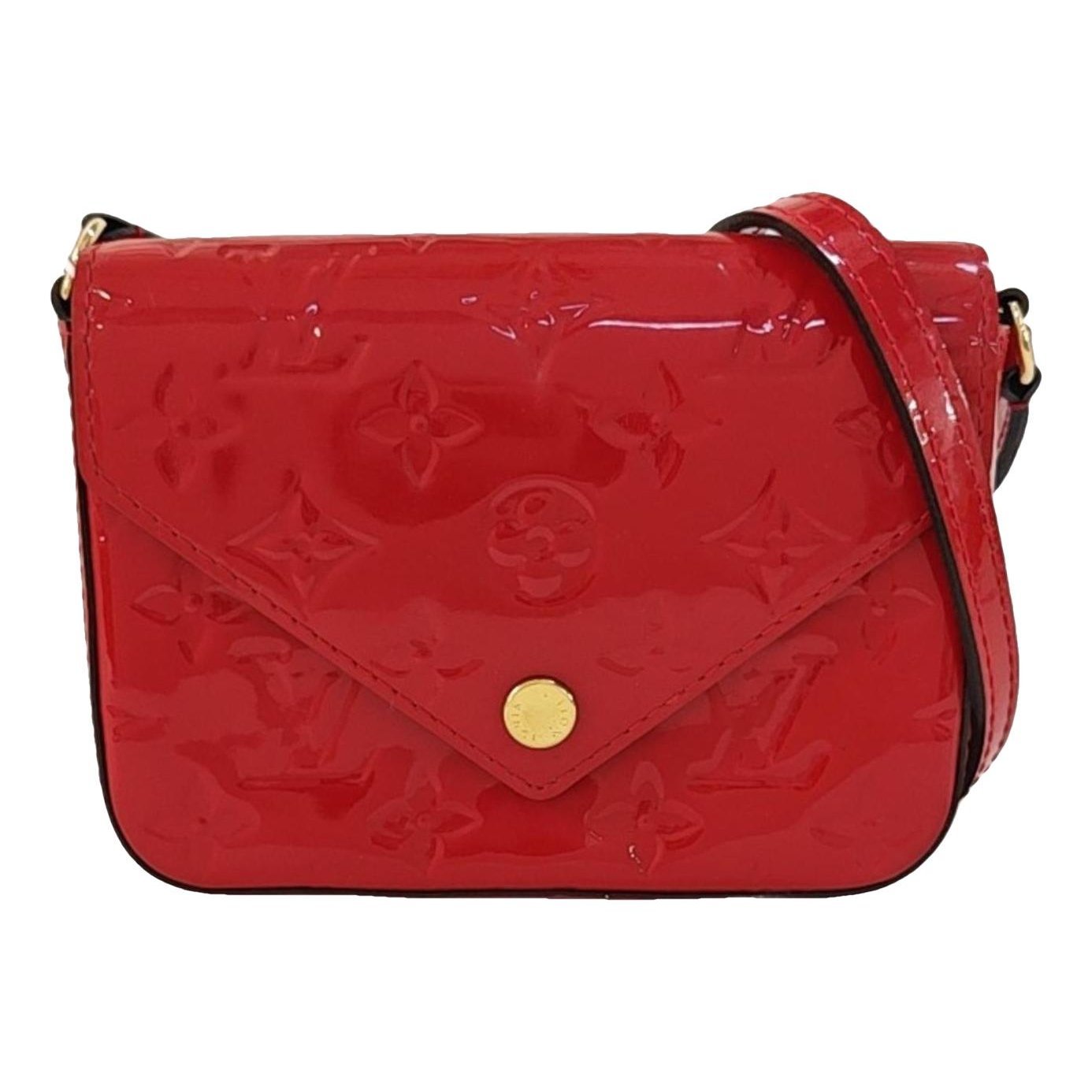 Patent leather handbag
