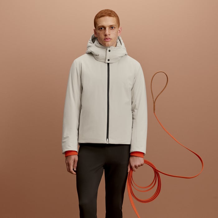Gris Carrière Taiga Puffer Coat