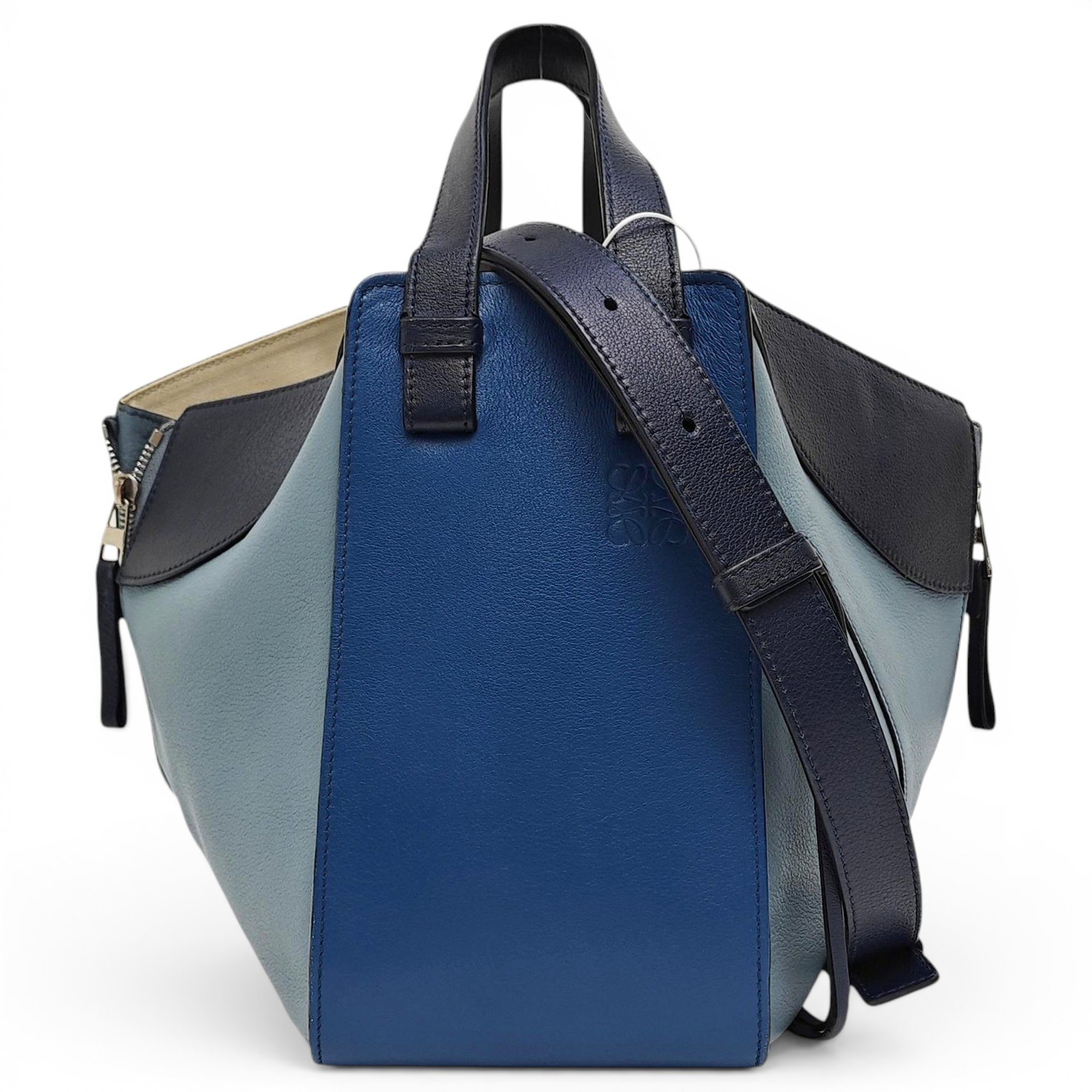 Hammock leather handbag
