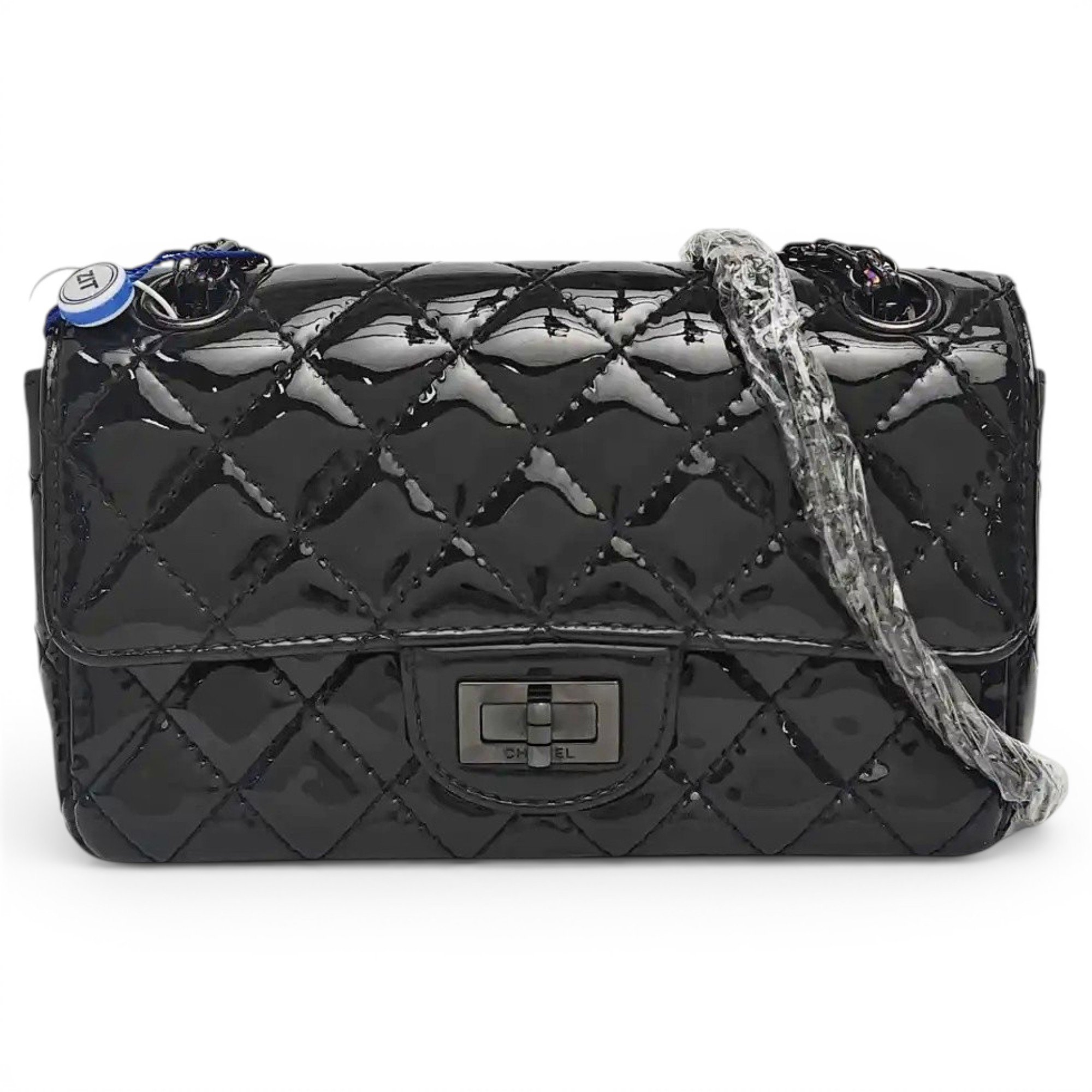 2.55 patent leather mini bag