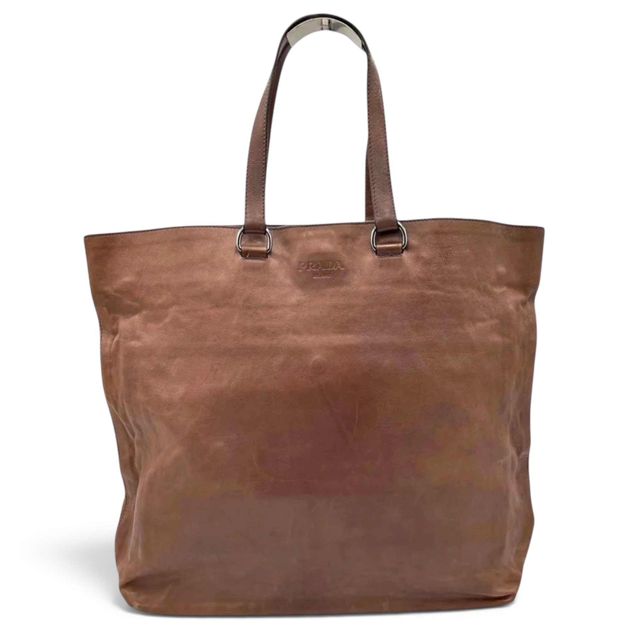 Leather travel bag