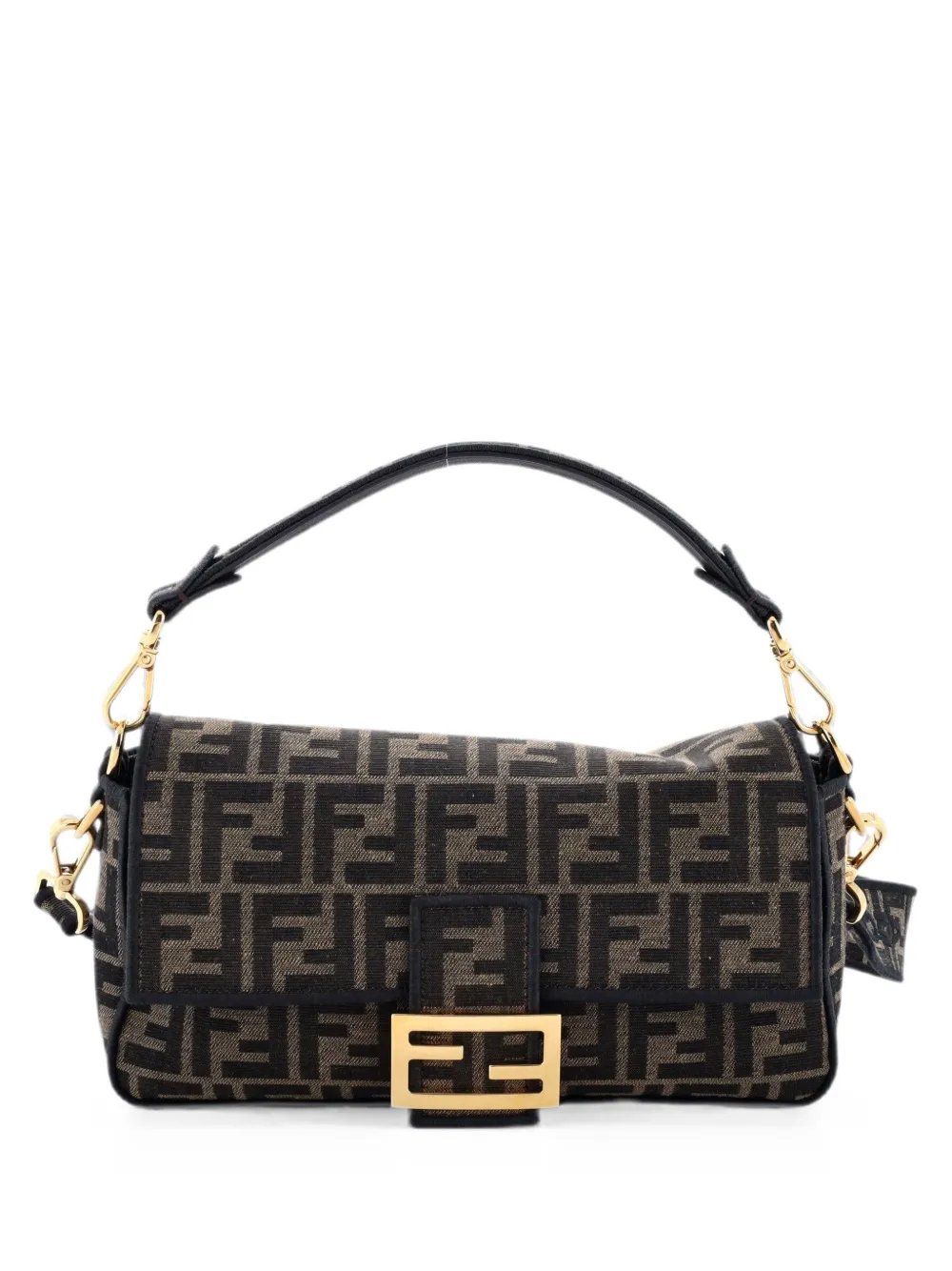 Baguette NM Bag Zucca Canvas Medium shoulder bag