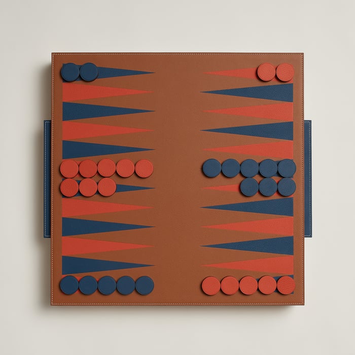 Fauve Atout Backgammon Game