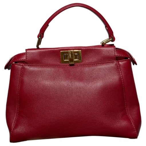 Peekaboo leather handbag