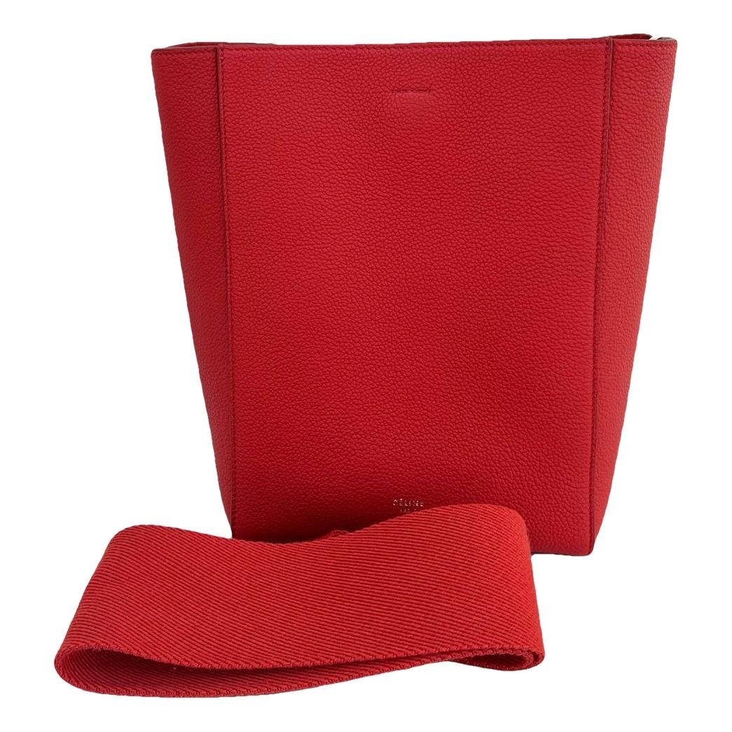 Seau Sangle leather tote