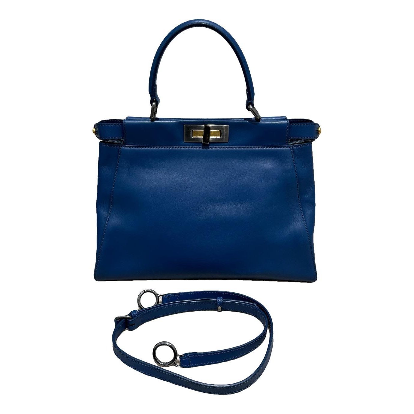 Peekaboo leather handbag