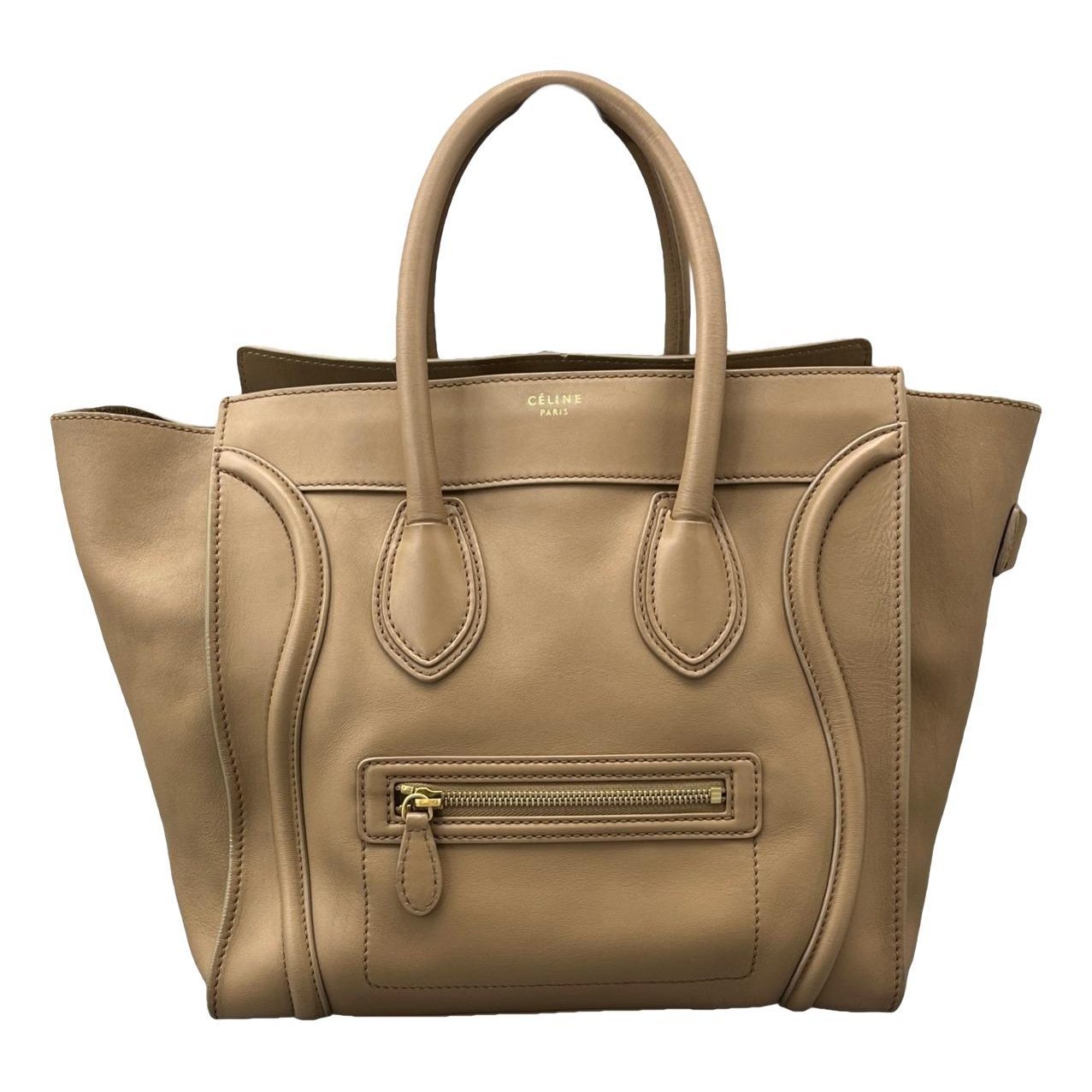 Luggage leather tote