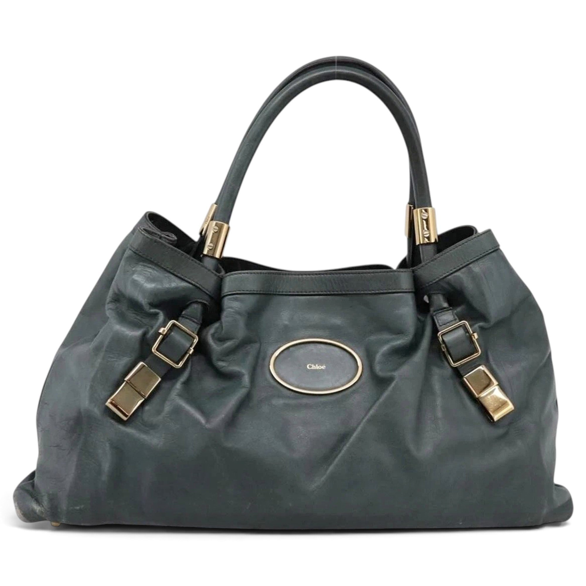 Leather tote