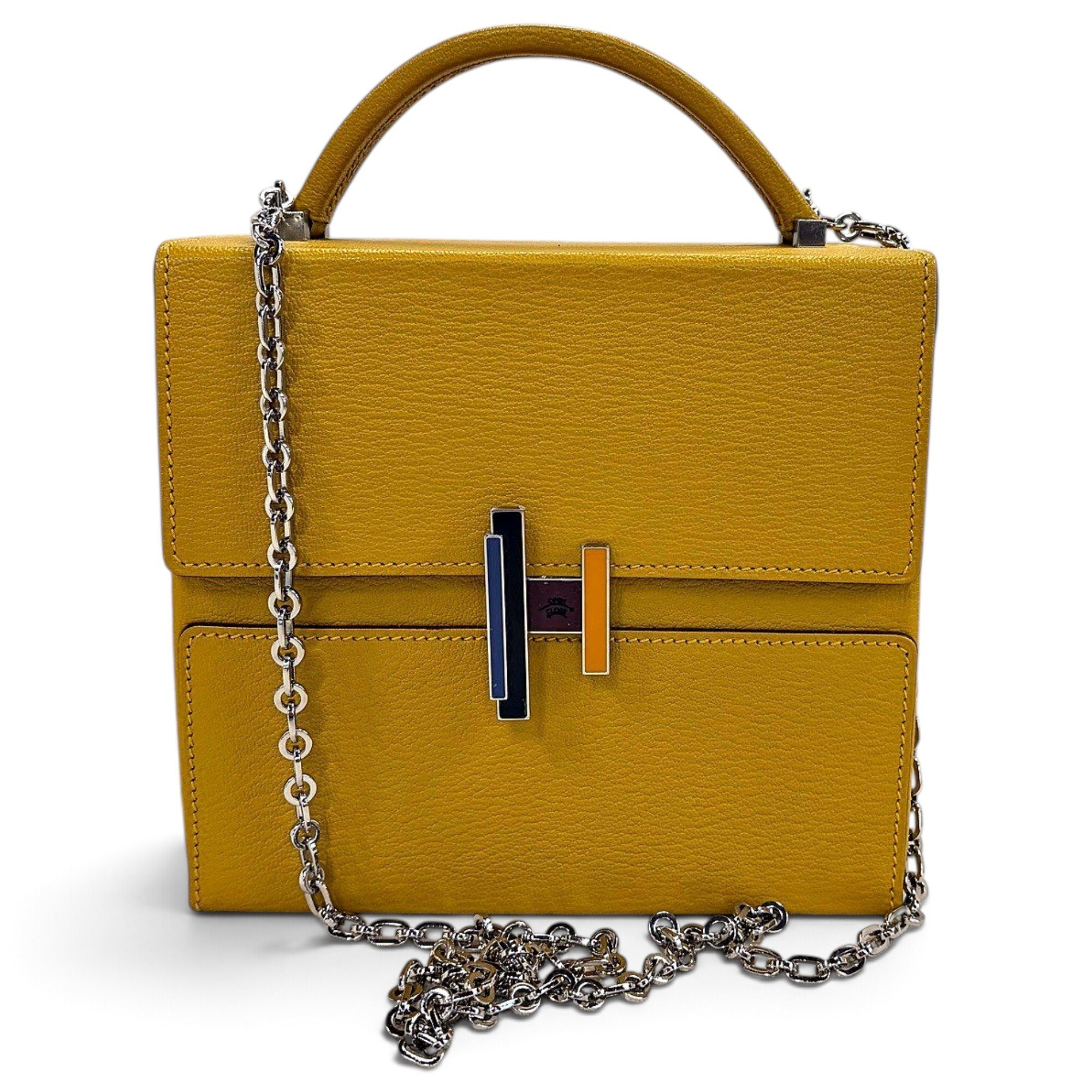Verrou Mini leather handbag