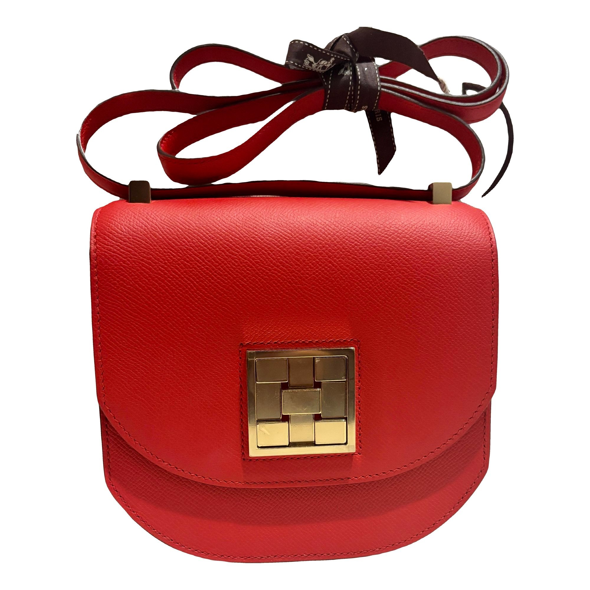 Mosaïque leather handbag