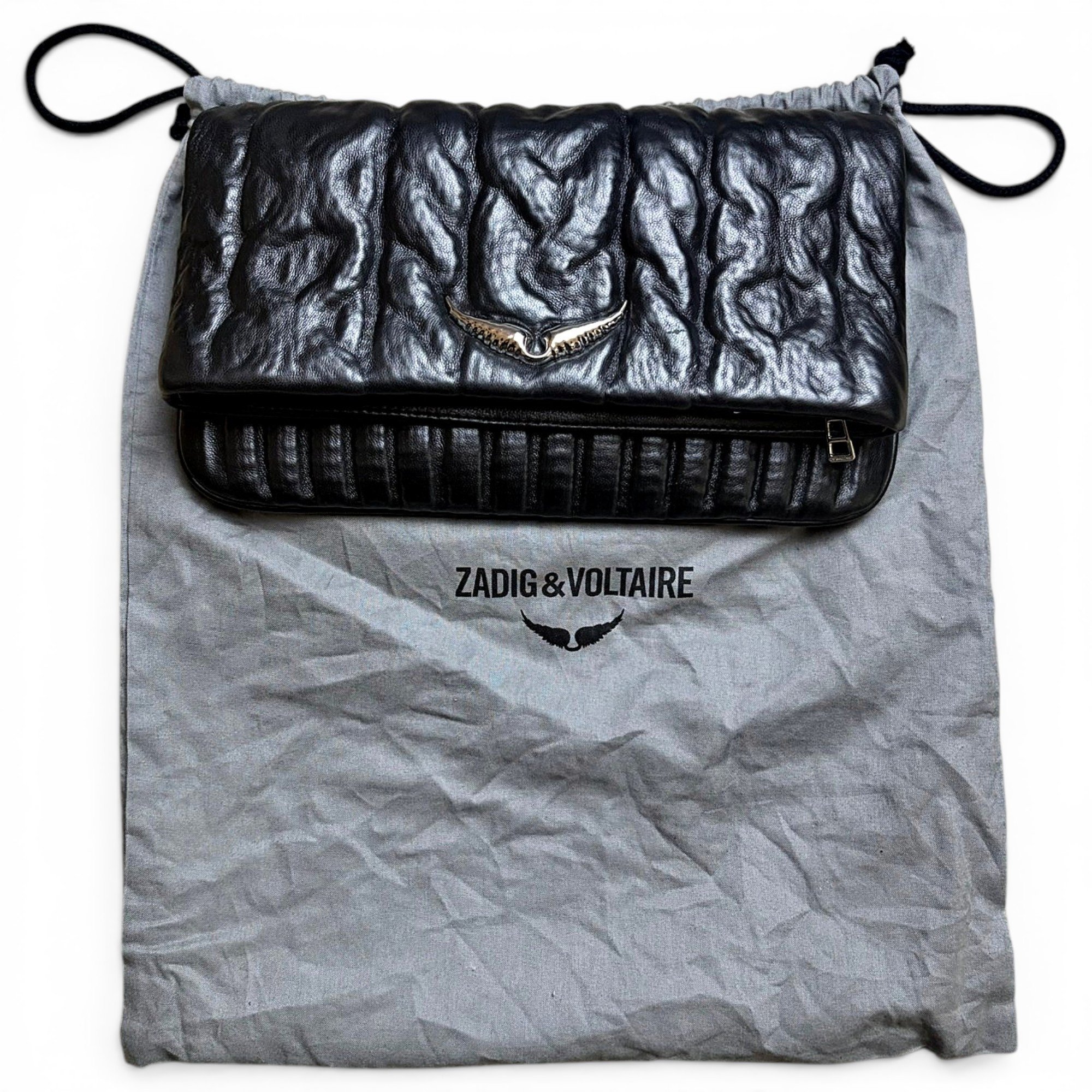 Rock leather crossbody bag