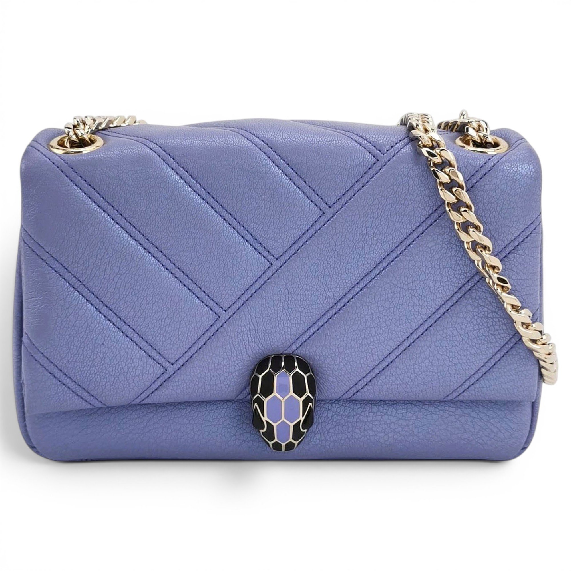 Bvlgari Serpenti leather handbag