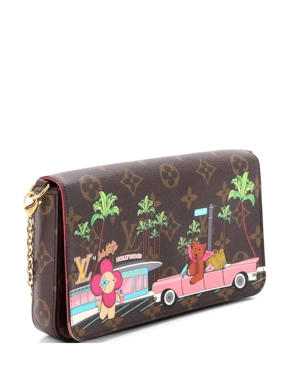 Felicie Pochette Limited Edition Vivienne Xmas Monogram Canvas crossbody bag