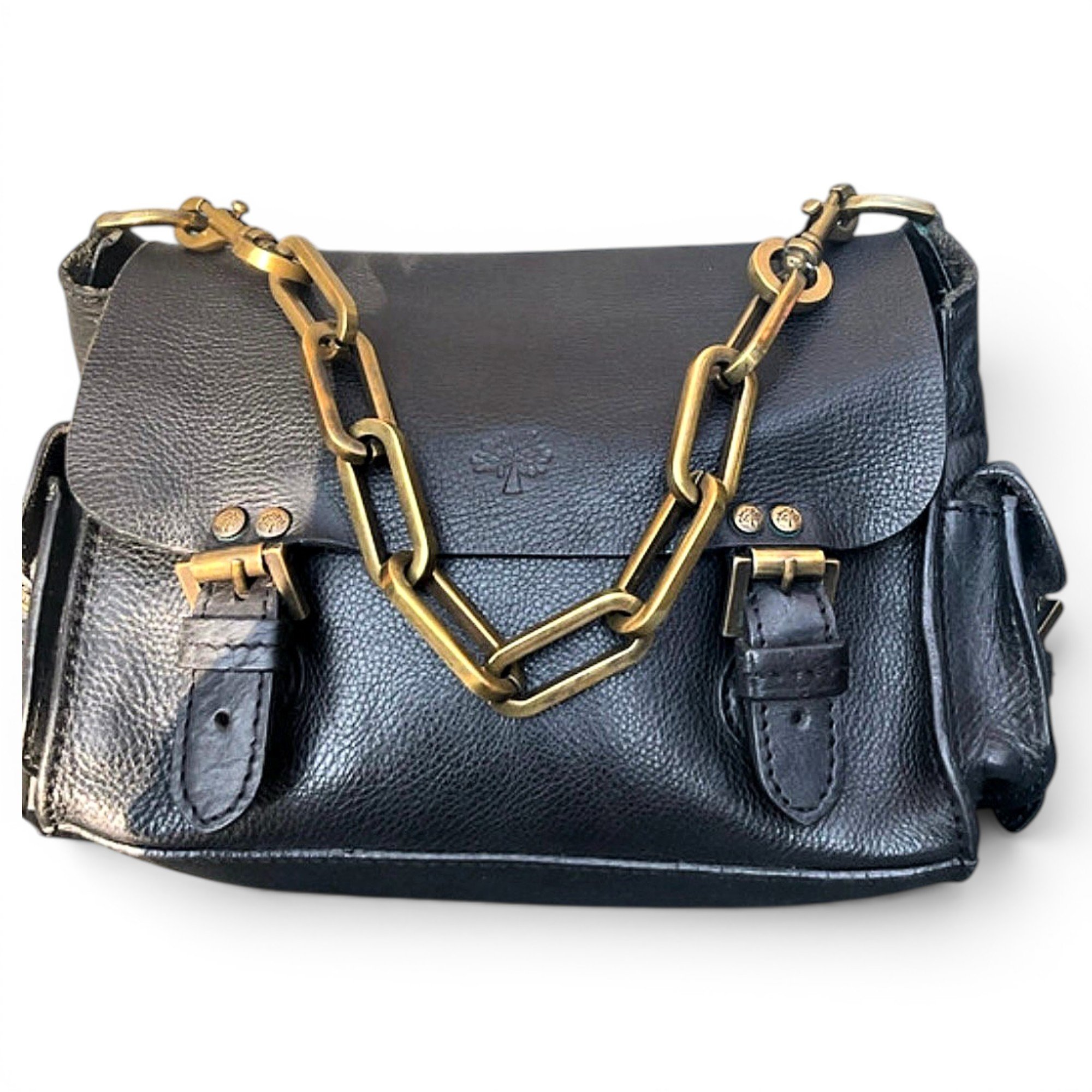 Leather handbag