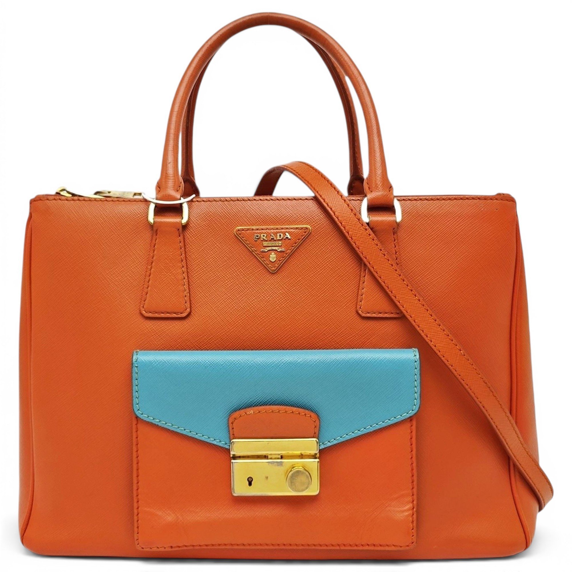 Galleria leather handbag