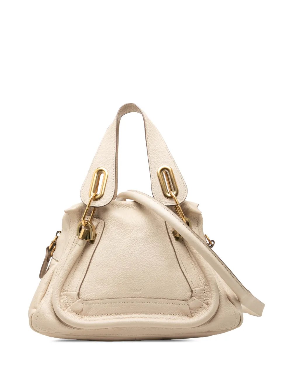 2013 Small Pebbled Leather Paraty satchel