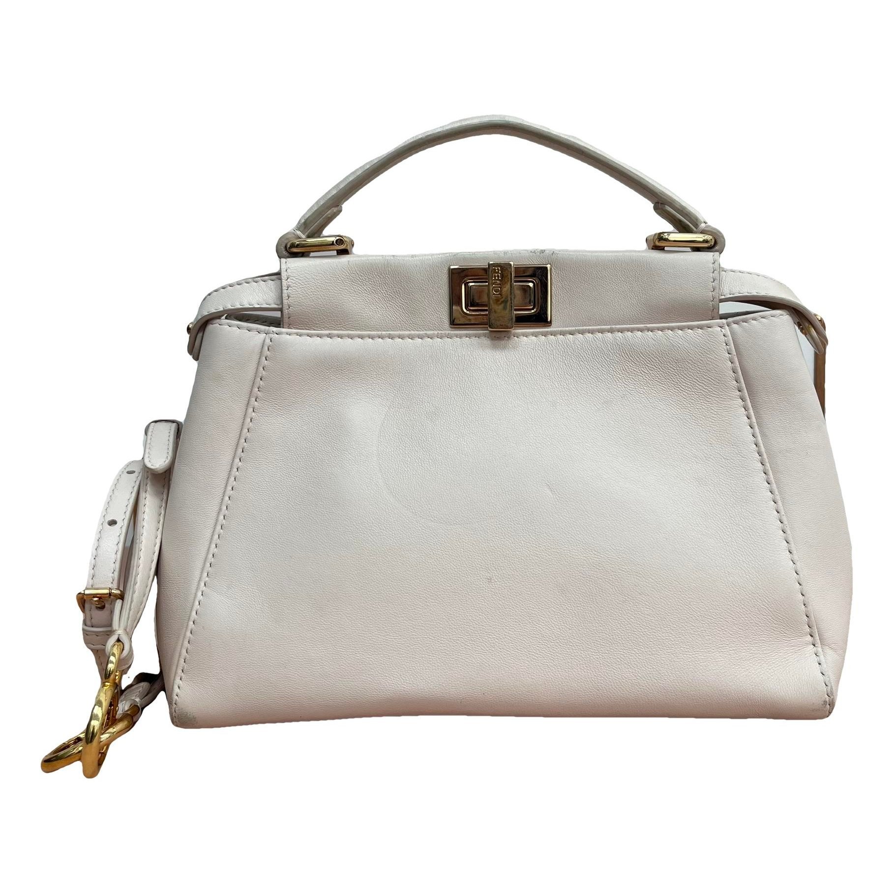 Peekaboo leather handbag