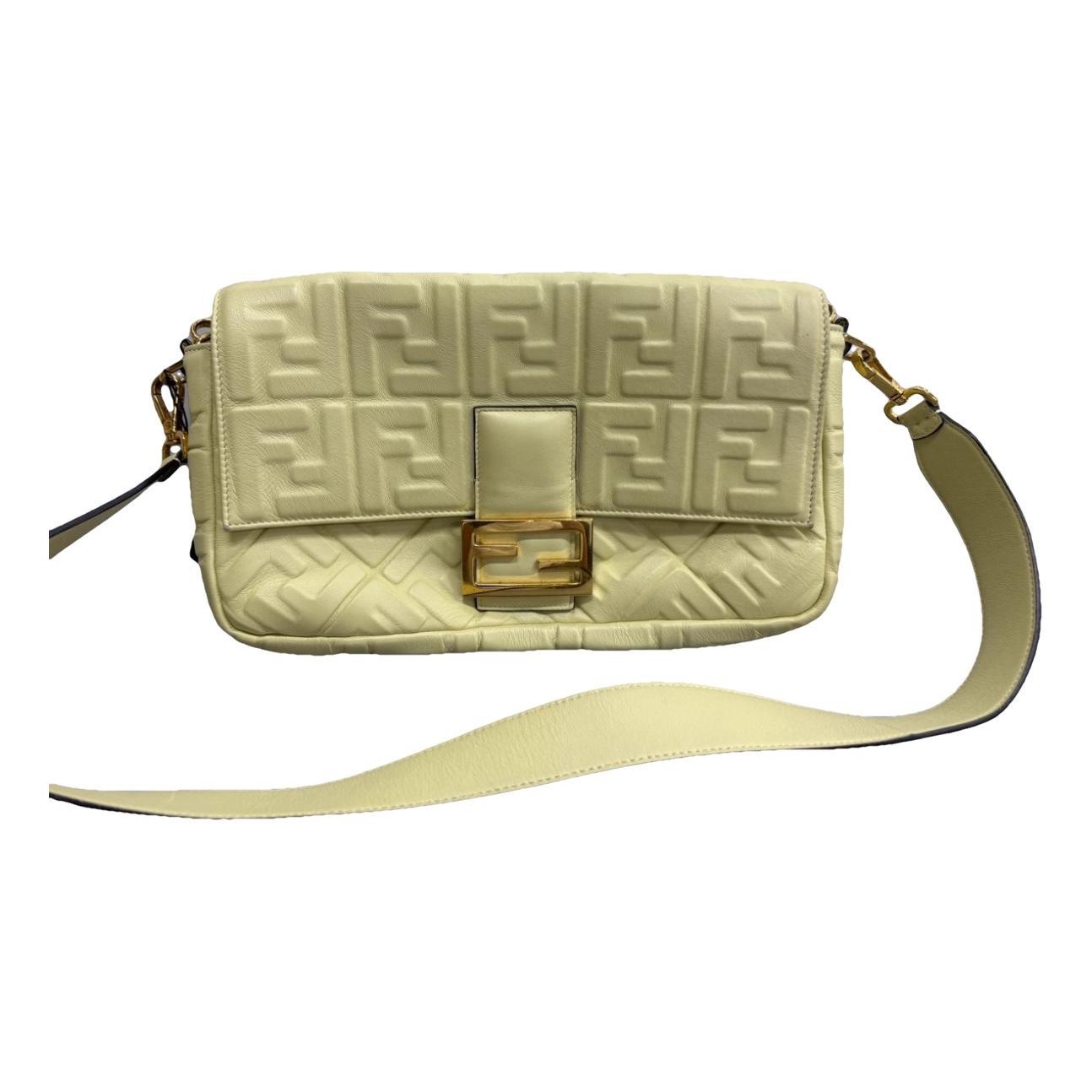 Baguette leather handbag