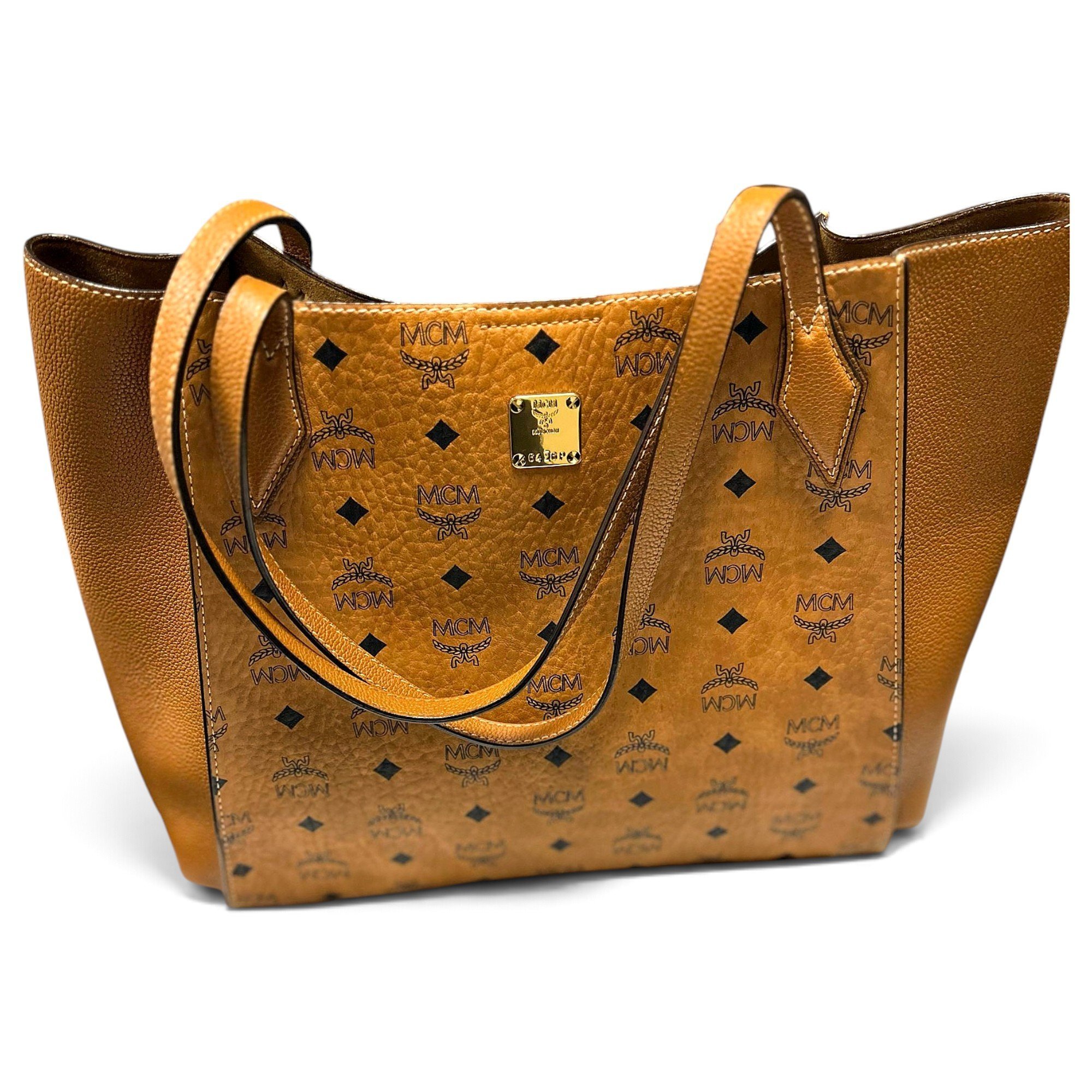 Leather tote