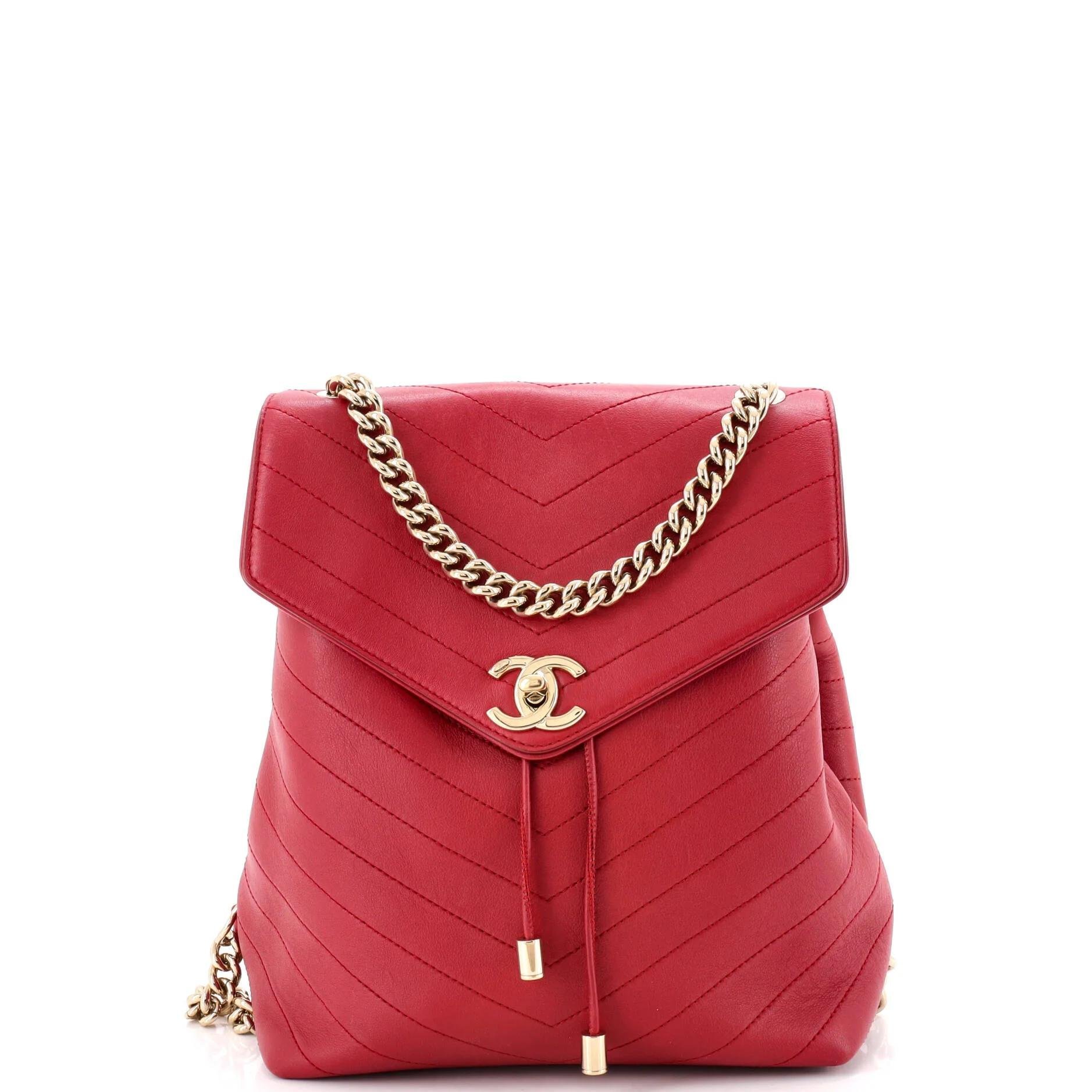 Leather backpack
