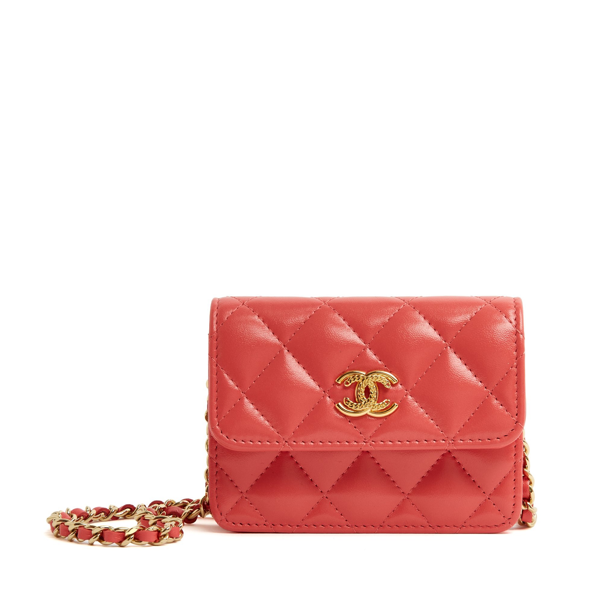 Wallet On Chain Timeless/Classique leather handbag