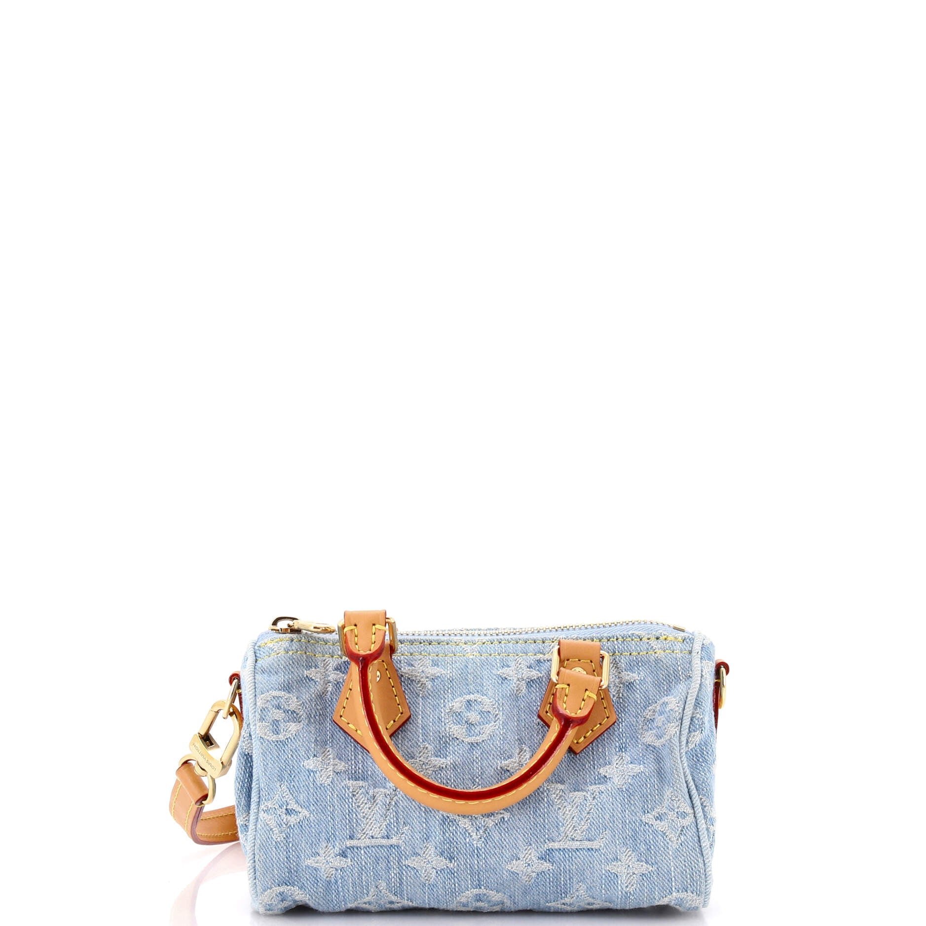 Speedy Bandouliere NM Bag Monogram Denim Sky Nano