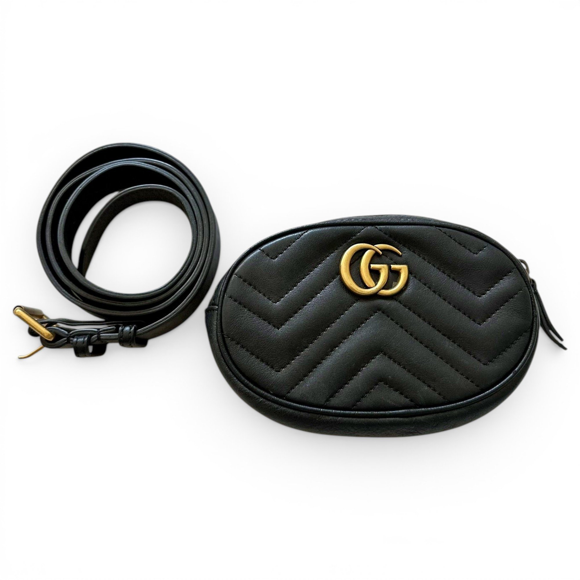 Marmont leather clutch bag