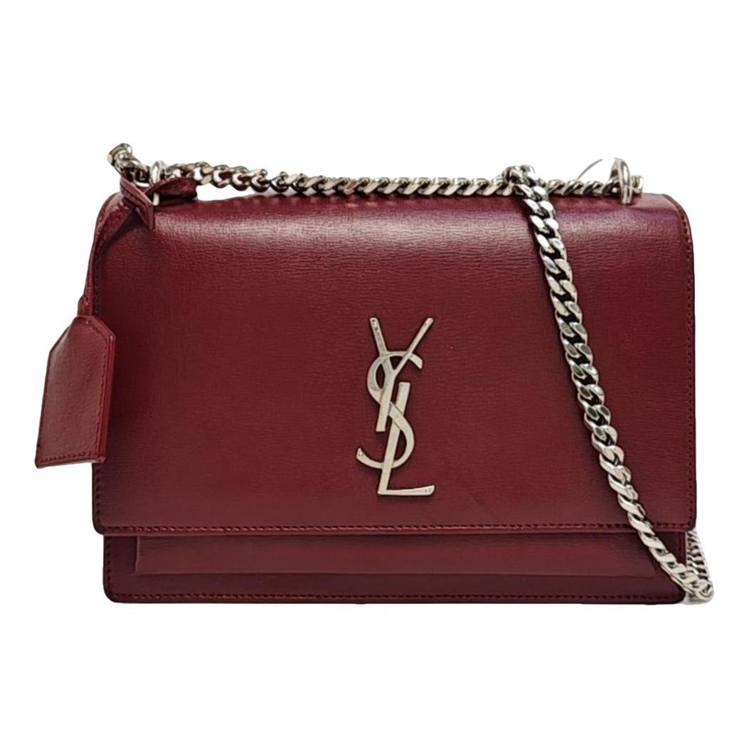 Sunset leather crossbody bag