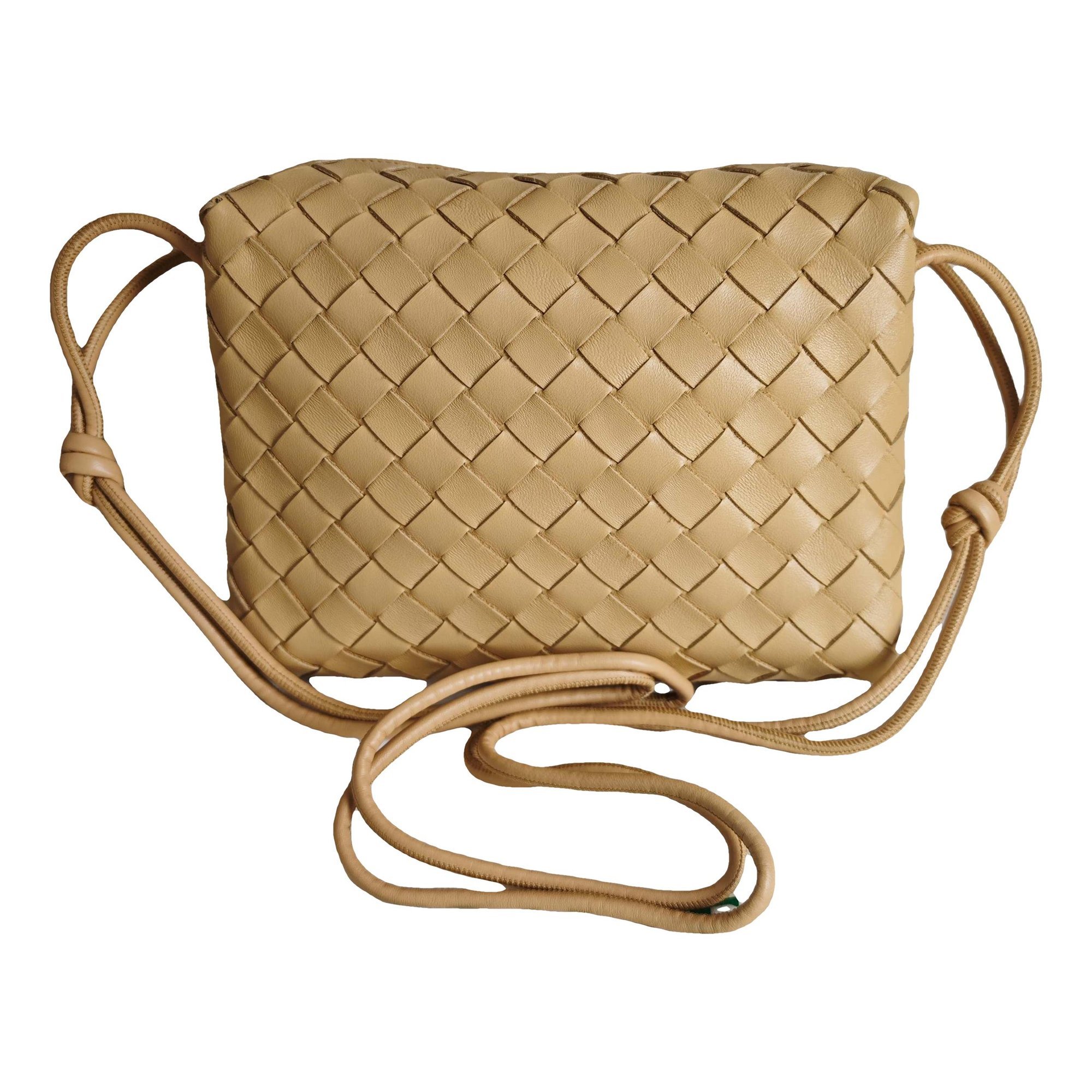 Loop leather handbag