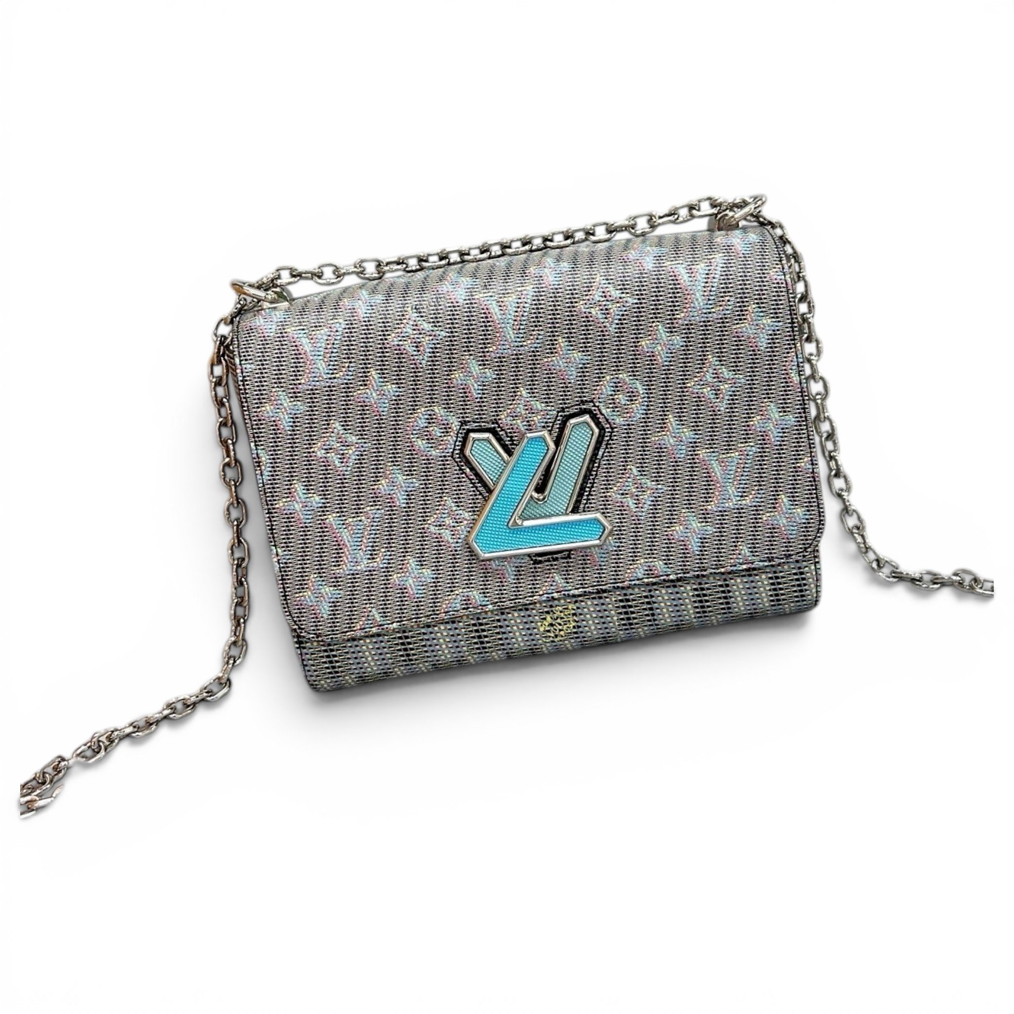 Twist leather handbag