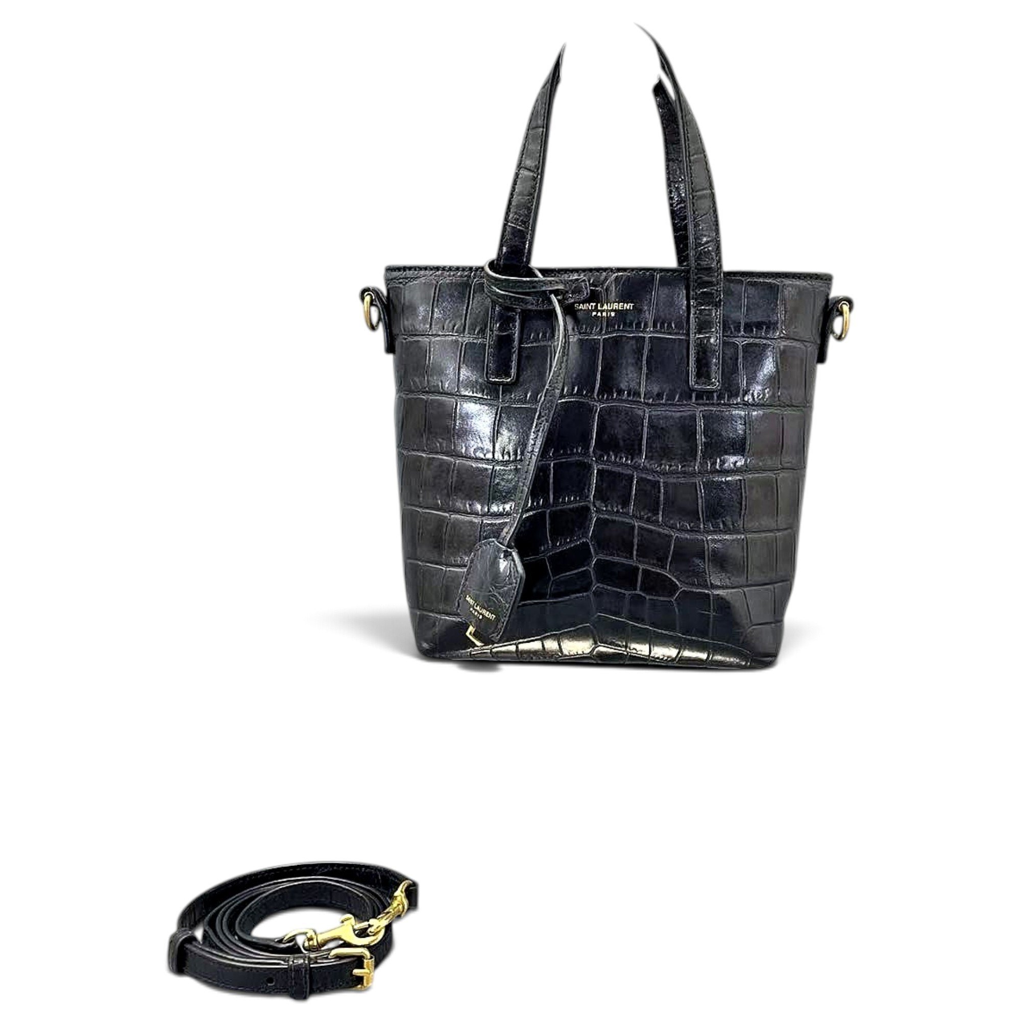 Leather tote