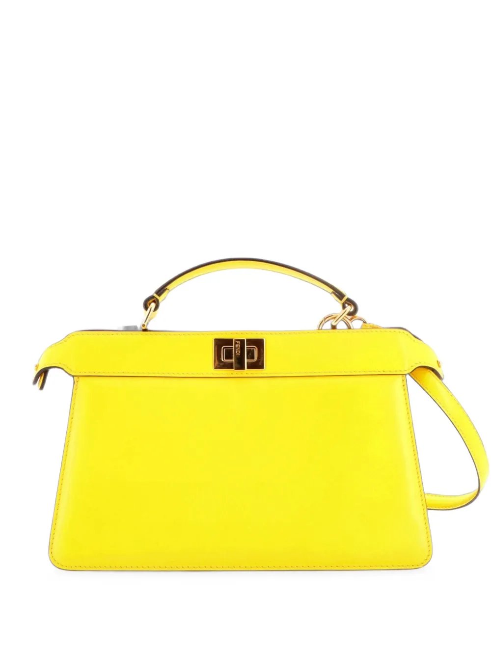 Peekaboo ISeeU Bag Leather East West satchel