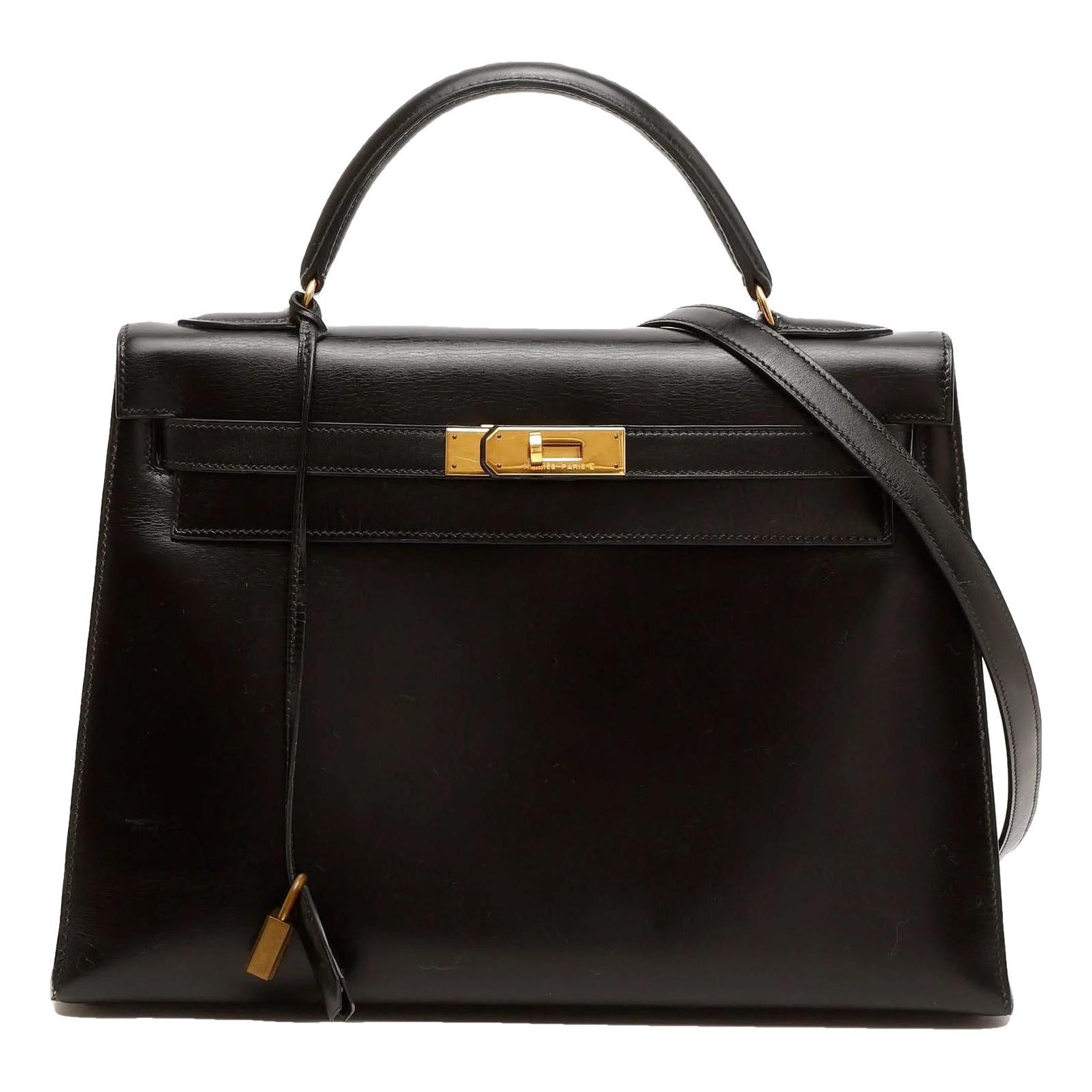 Kelly 32 leather handbag
