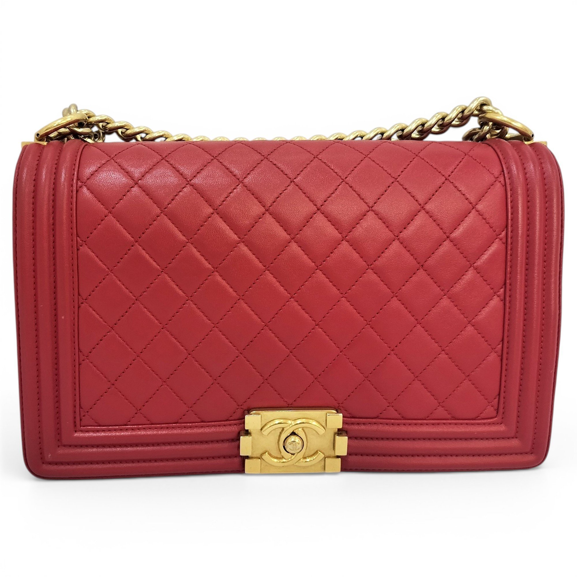 Boy leather crossbody bag