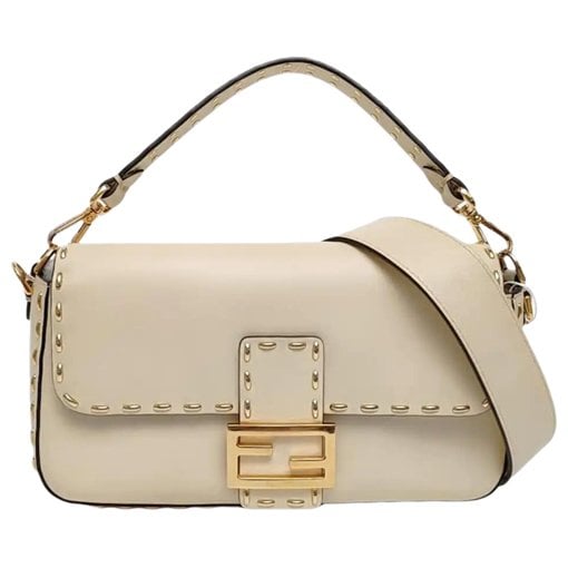 Baguette leather handbag