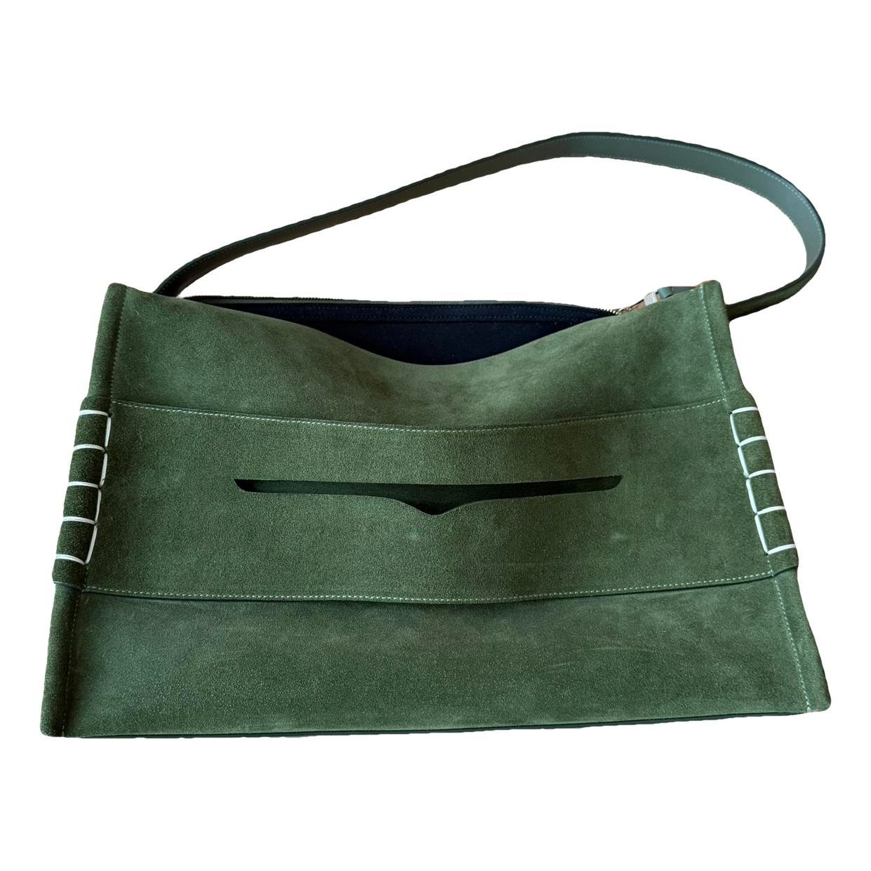 Loafer leather handbag