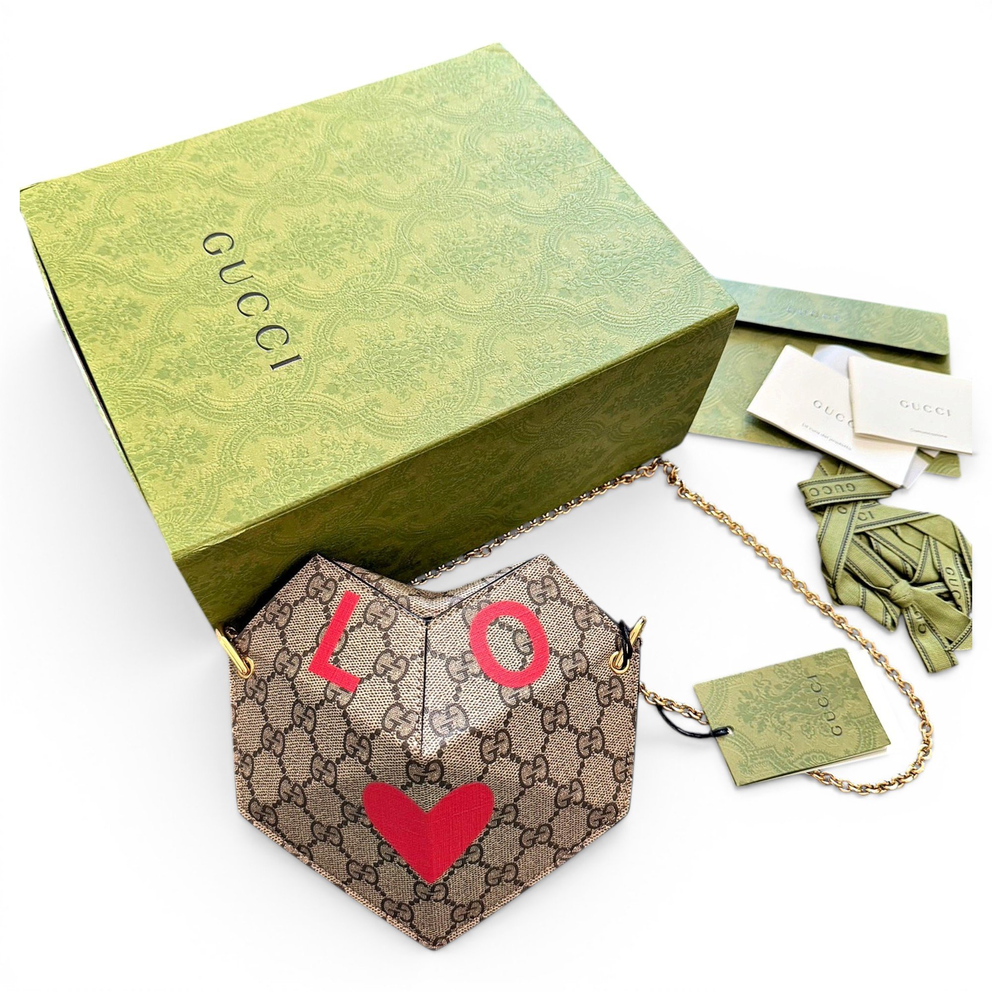 Padlock leather crossbody bag
