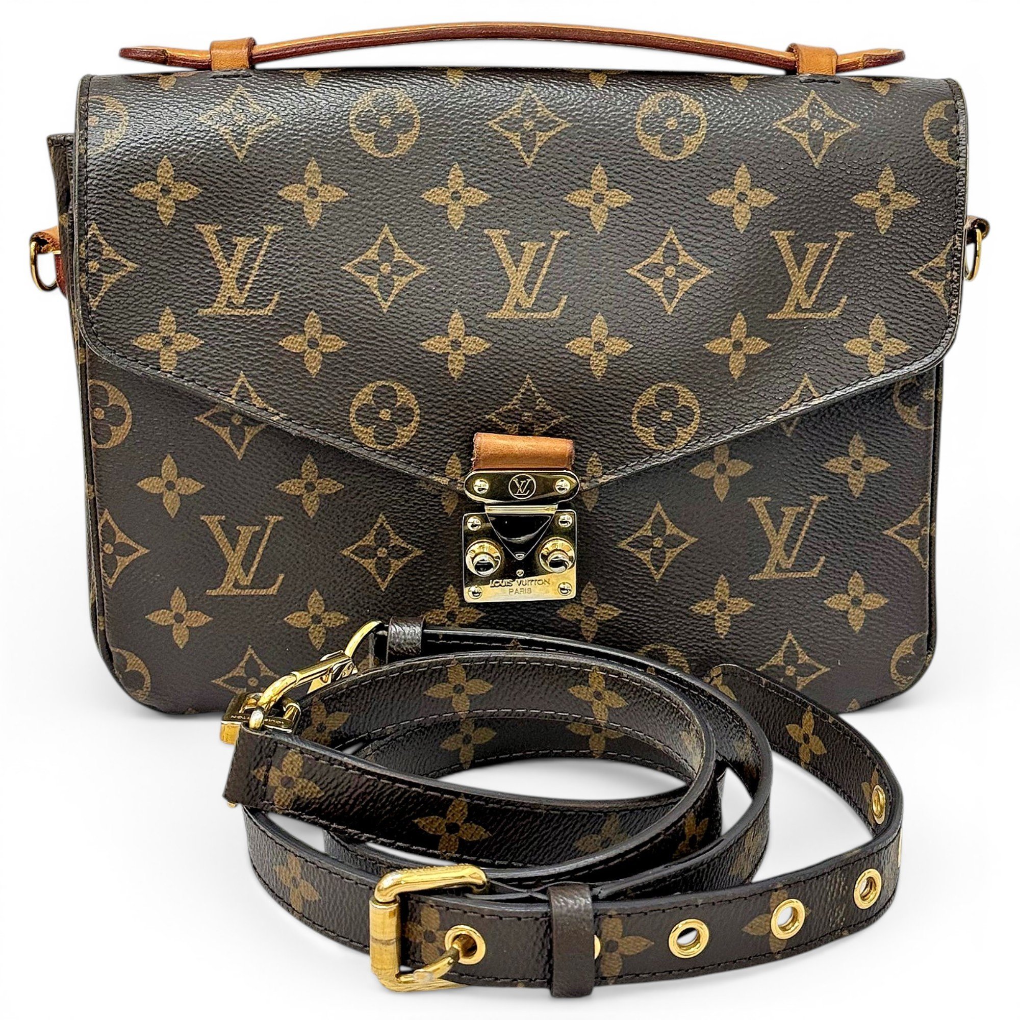 Metis leather handbag