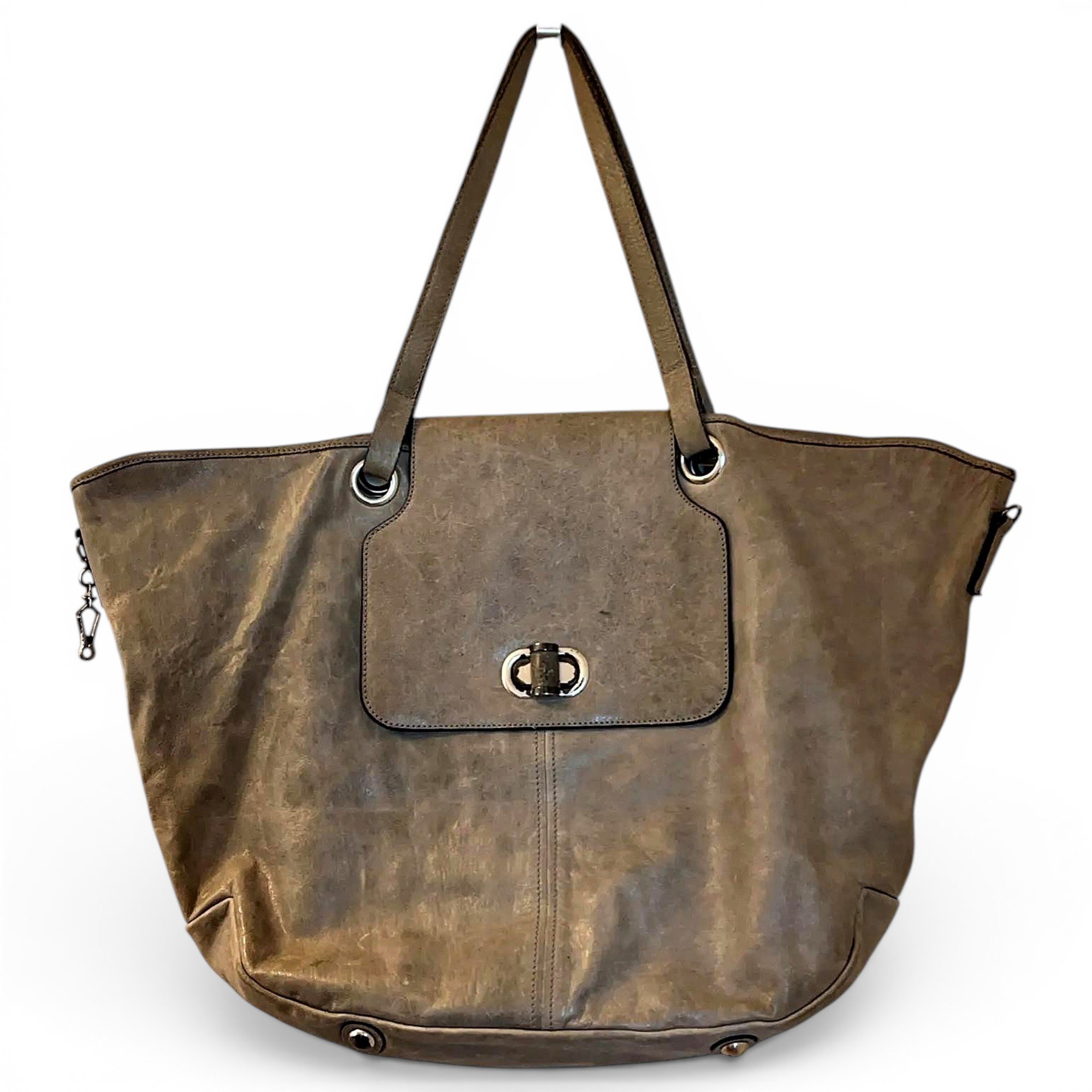 Leather handbag