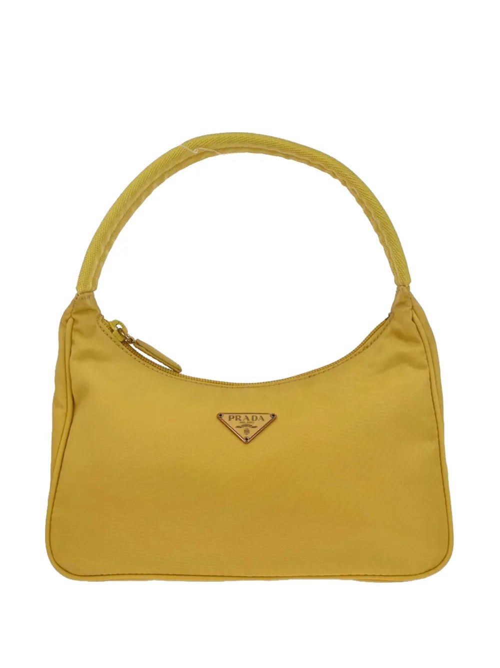 1990-2000s enamel triangle-logo tote bag