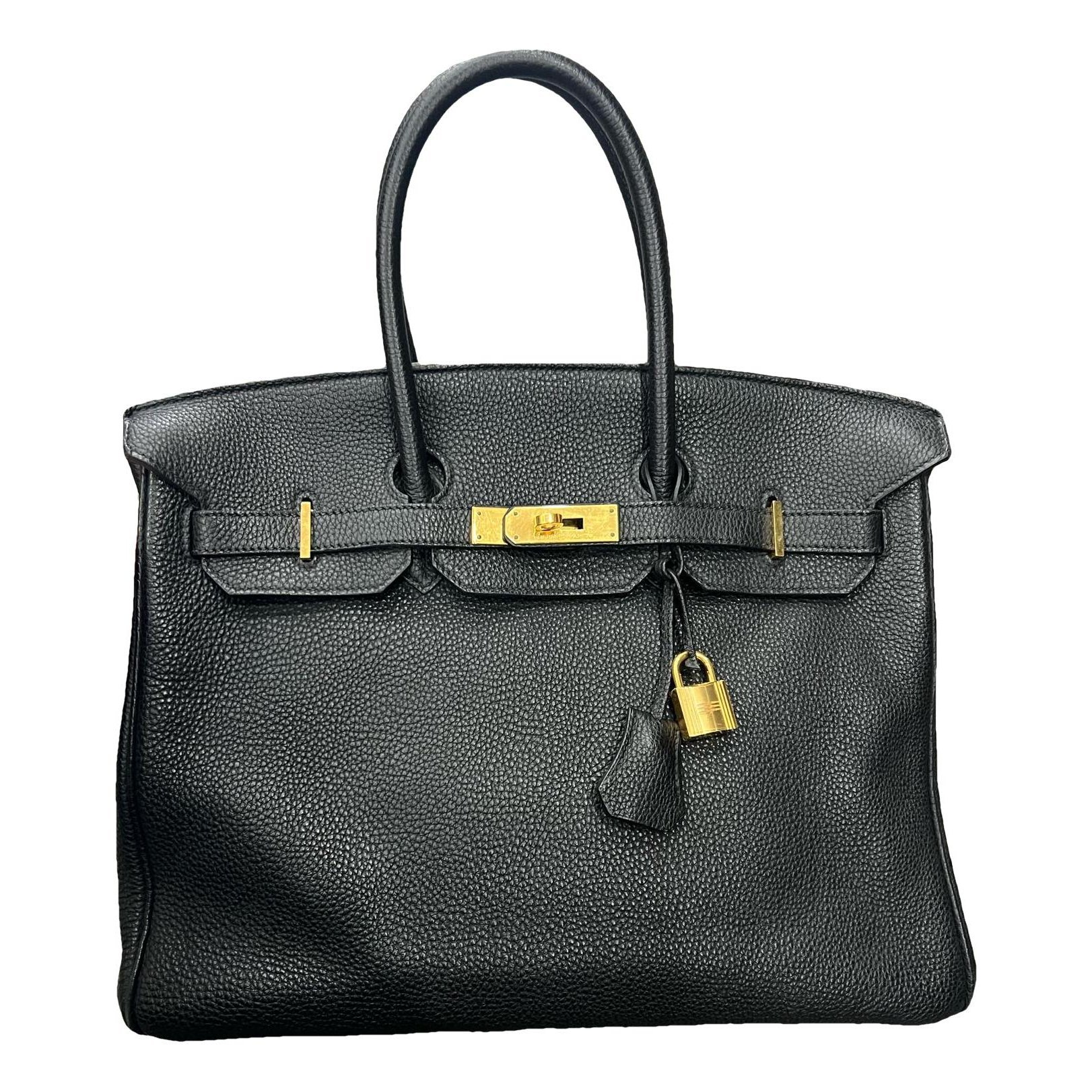Birkin 35 leather handbag