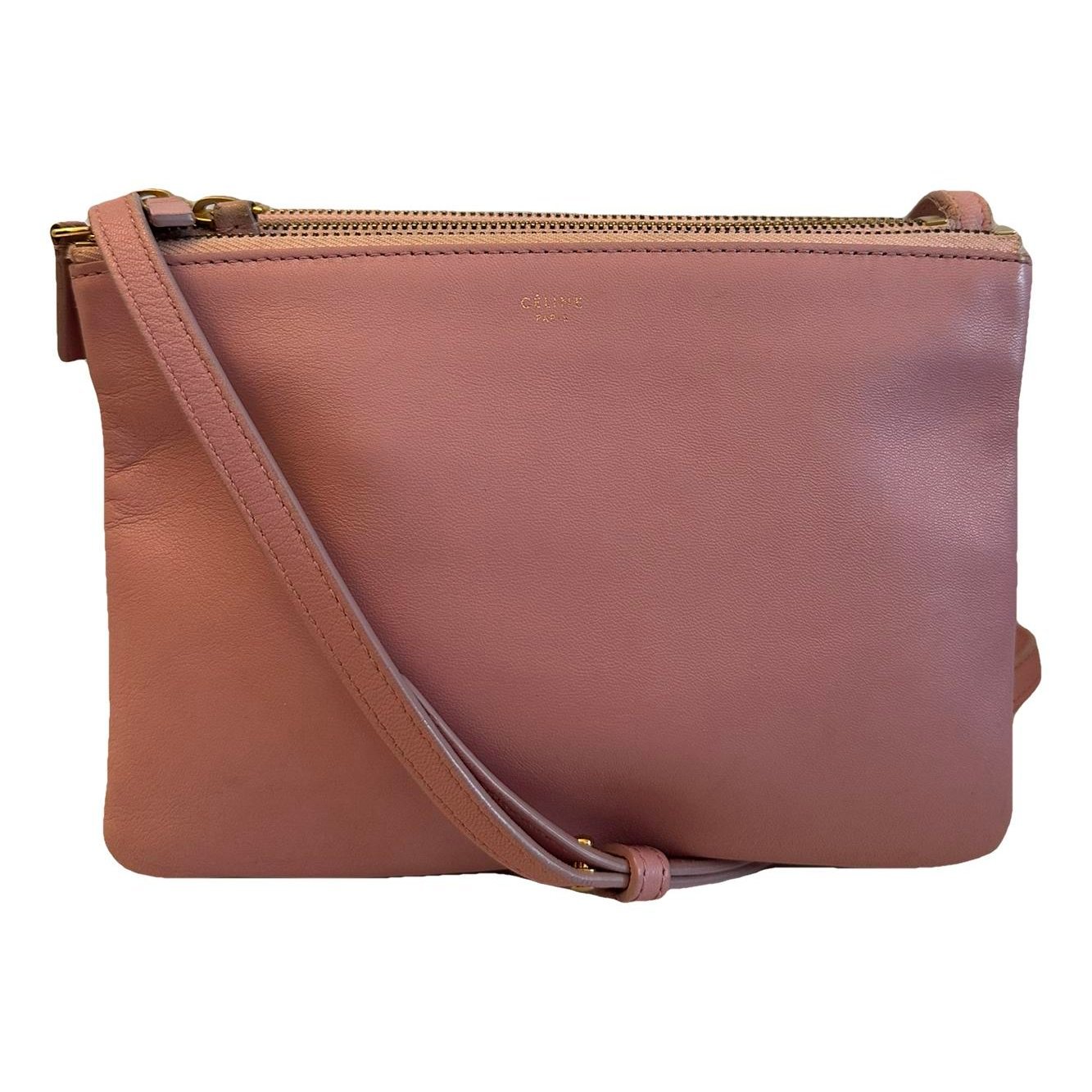 Trio leather crossbody bag