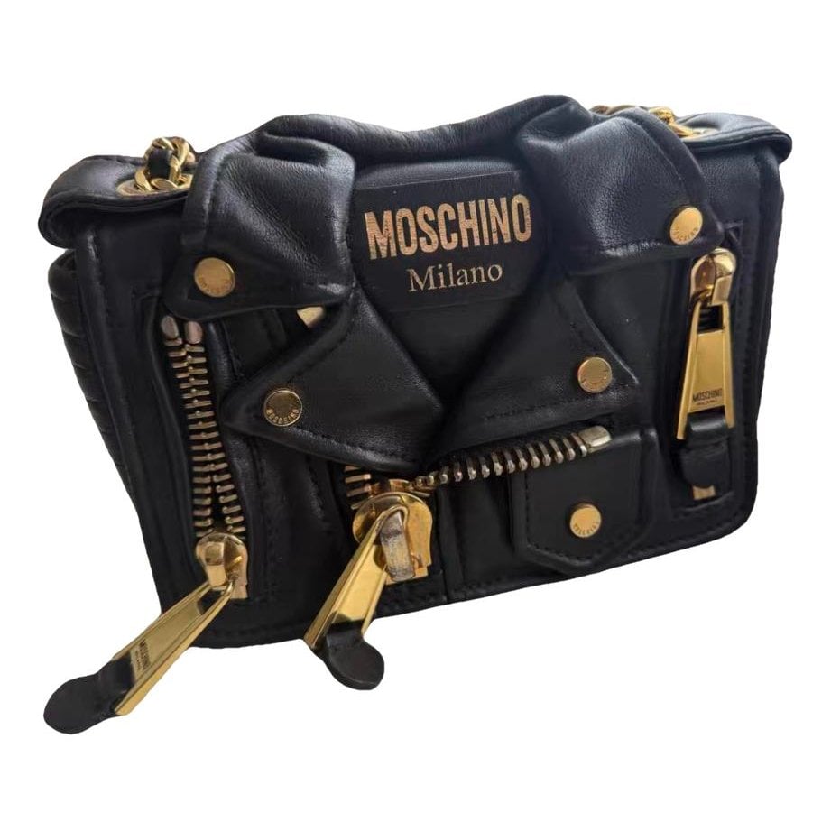 Biker leather bag