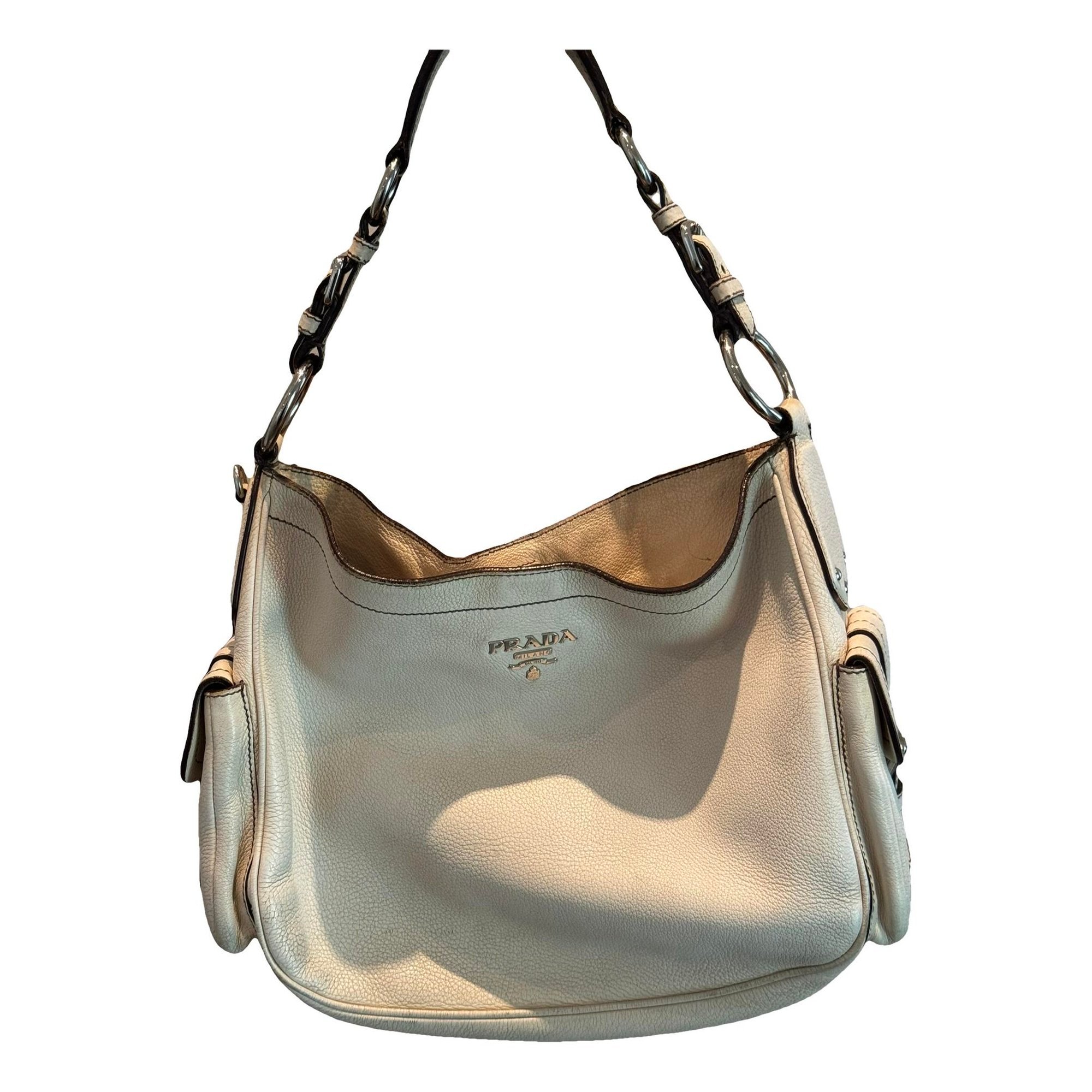 Moon leather handbag