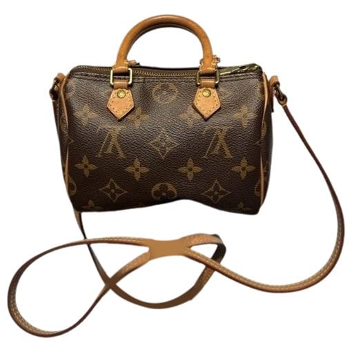 Nano Speedy / Mini HL leather handbag