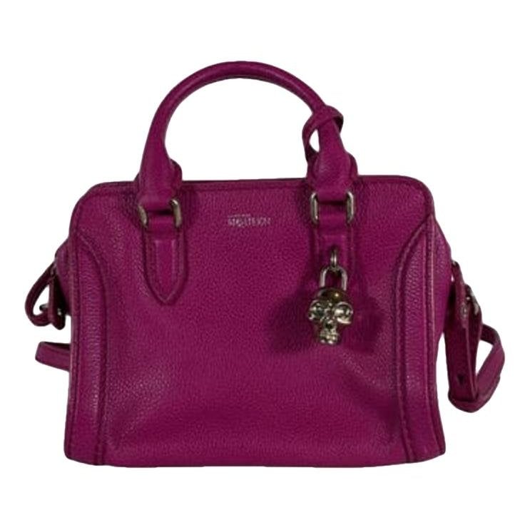 Zippé leather handbag