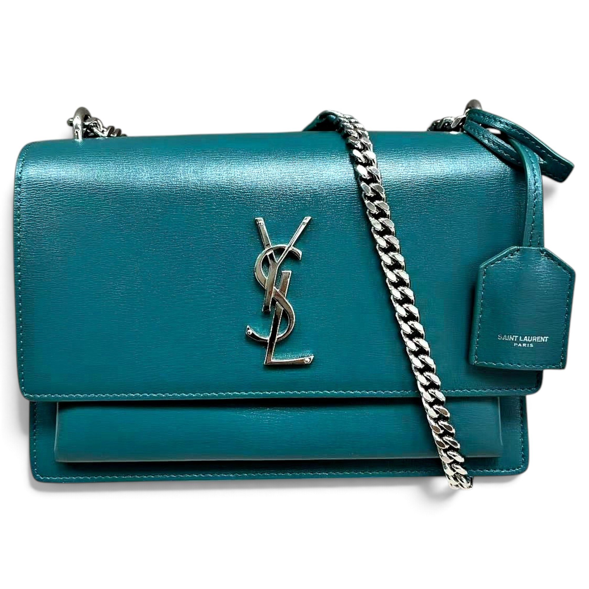 Sunset leather crossbody bag