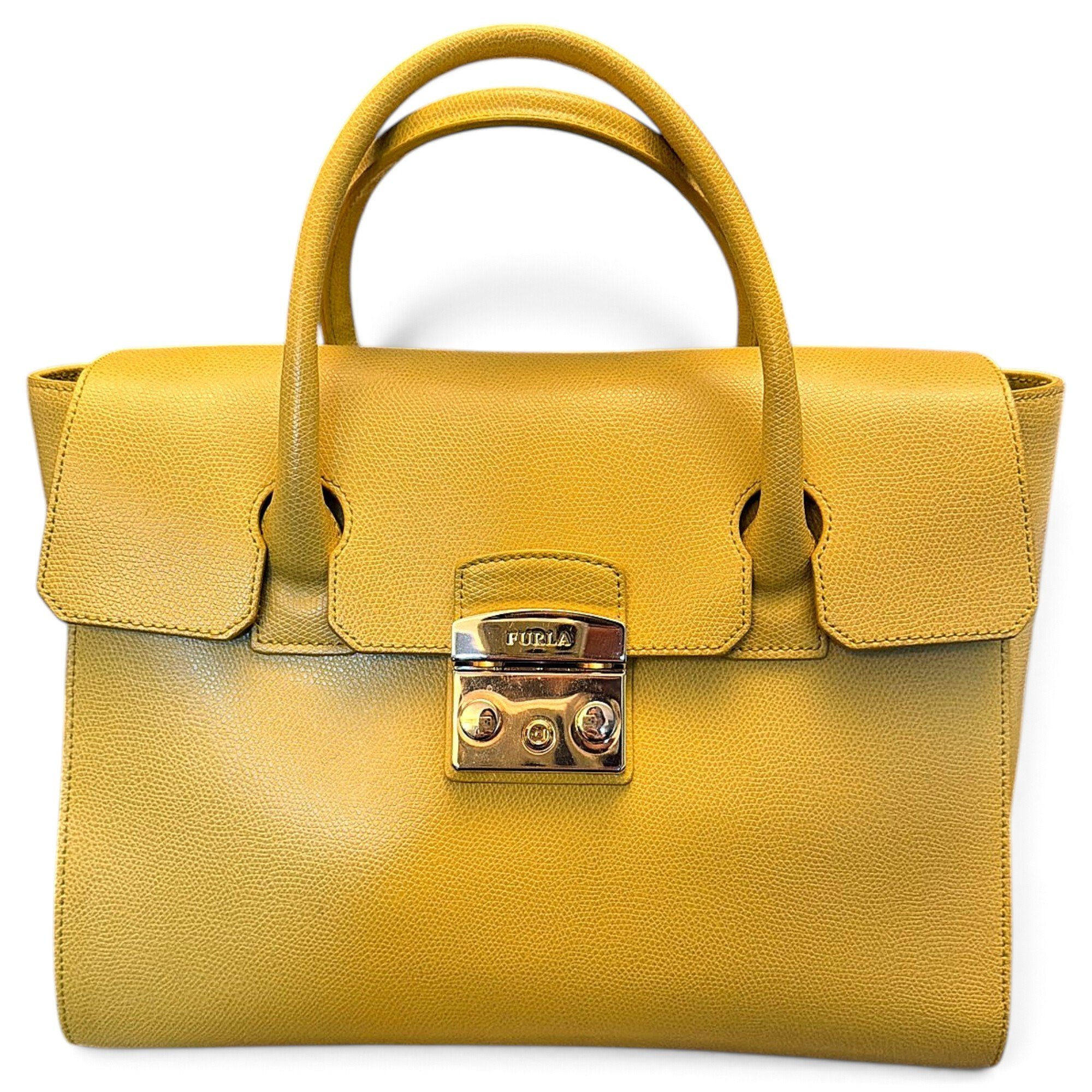 Leather handbag