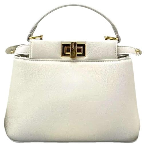 Peekaboo leather handbag