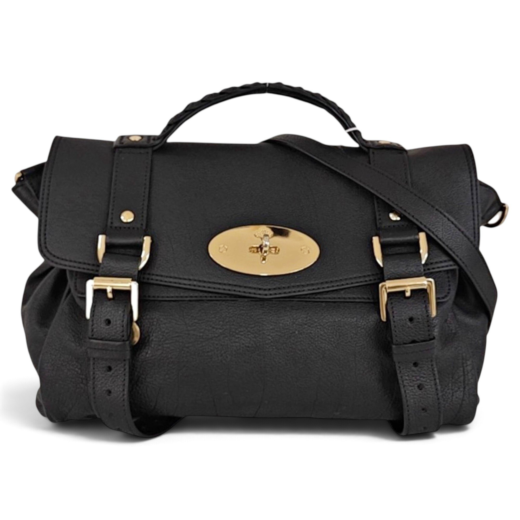 Alexa leather satchel